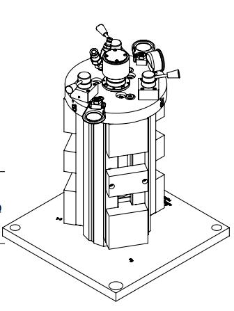 100mm液壓臺虎鉗立柱 3面式